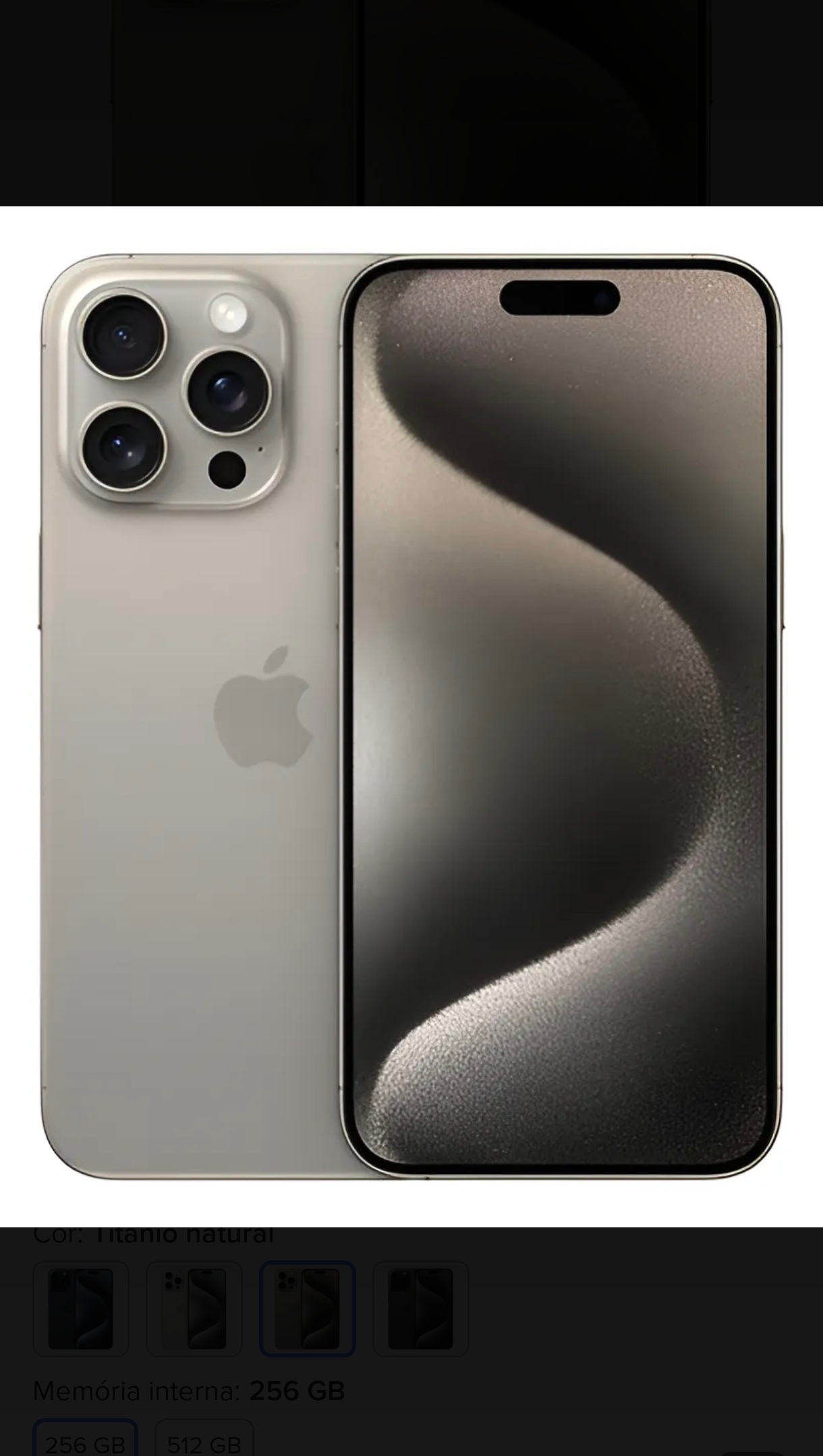 IPhone 15 Pro Max 256 GB